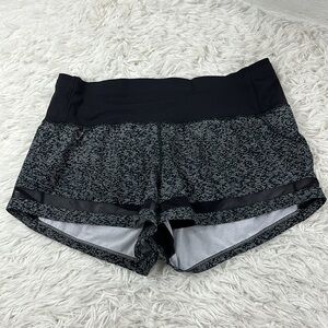 Lululemon Pace Perfect Short (3") Soundwave White Black / Black